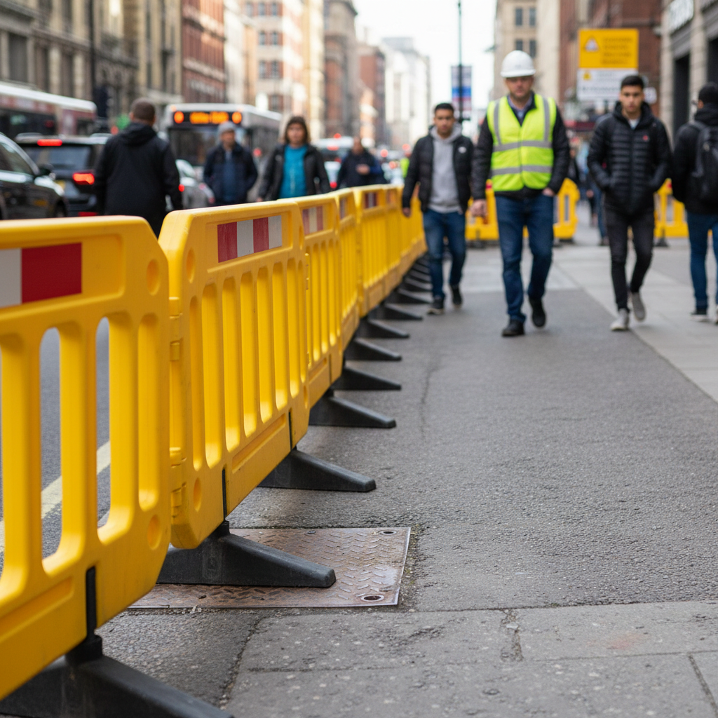 Premium Replacement Standard Barrier Foot for Long-Life Usage with Tough Recycled Rubber... - side view | britanniasafety.uk