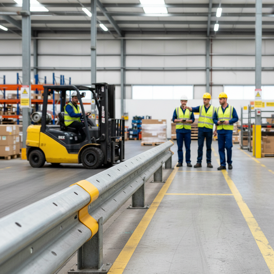 Premium Soft Plastic Short Barrier End Cap for Enhanced Visibility and Safety in Industrial... - side view | britanniasafety.uk