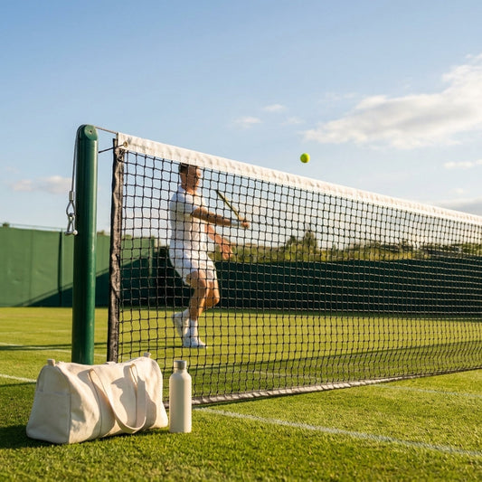 42ft Tennis Net with Black HDPE Braided Twine for Indoor and Outdoor Use - product detail