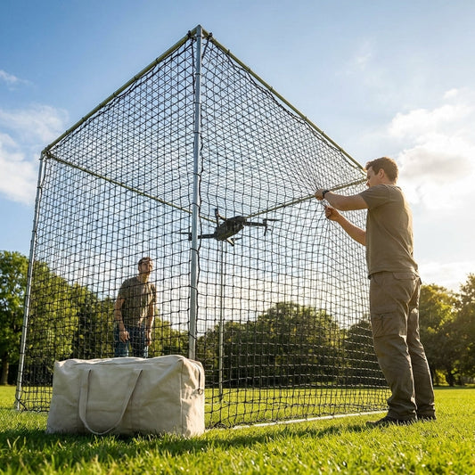 Drone enclosure net with HDPE twine for outdoor use - product detail