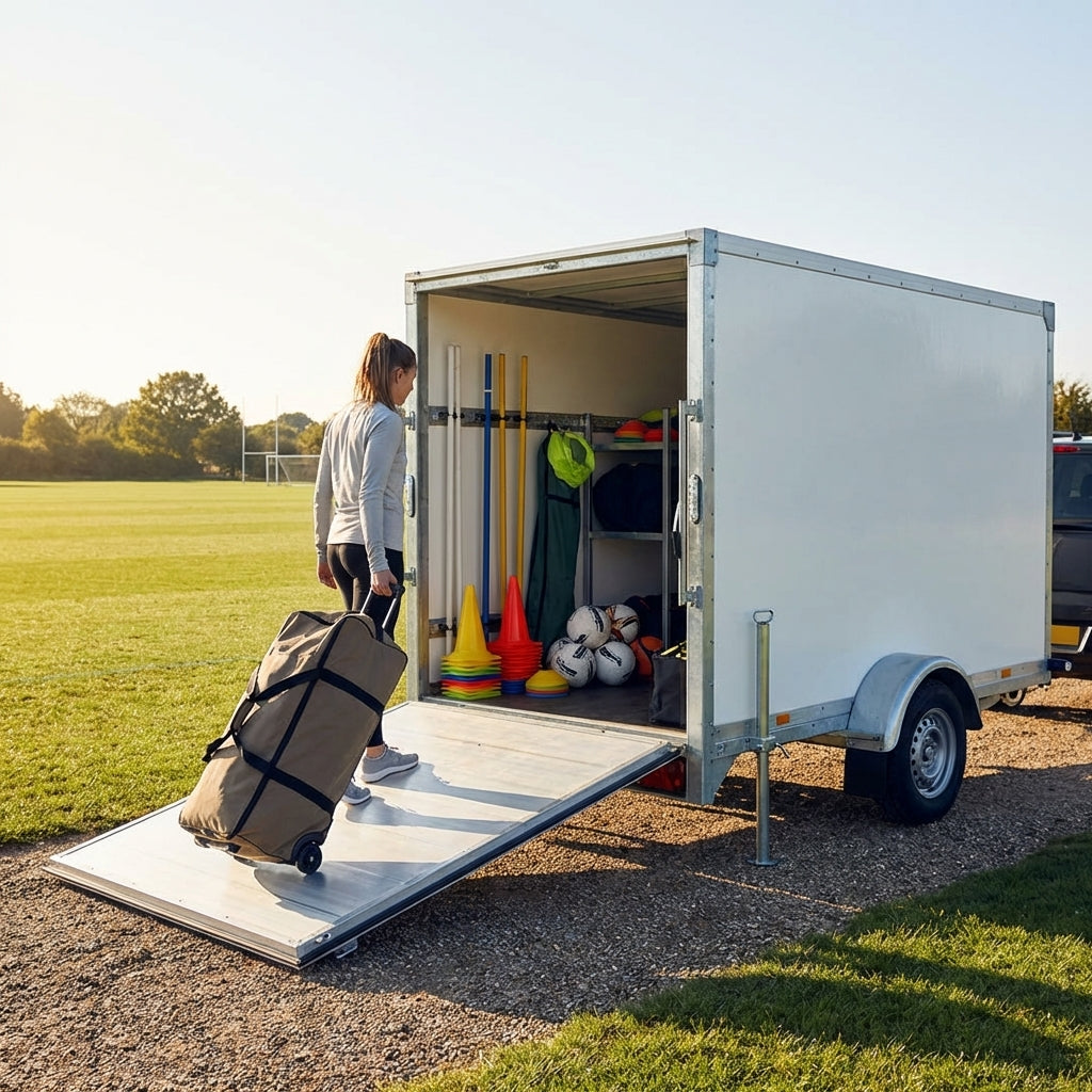 Sports Equipment Box Trailer with Galvanised Steel - product detail