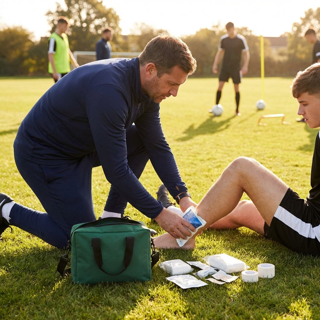 Sports First Aid Kit in a Compact Vinyl Bag - product detail