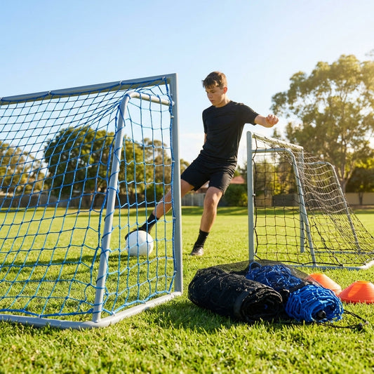 Replacement Goal Net for Mini Target Goals in Black or Blue - product detail