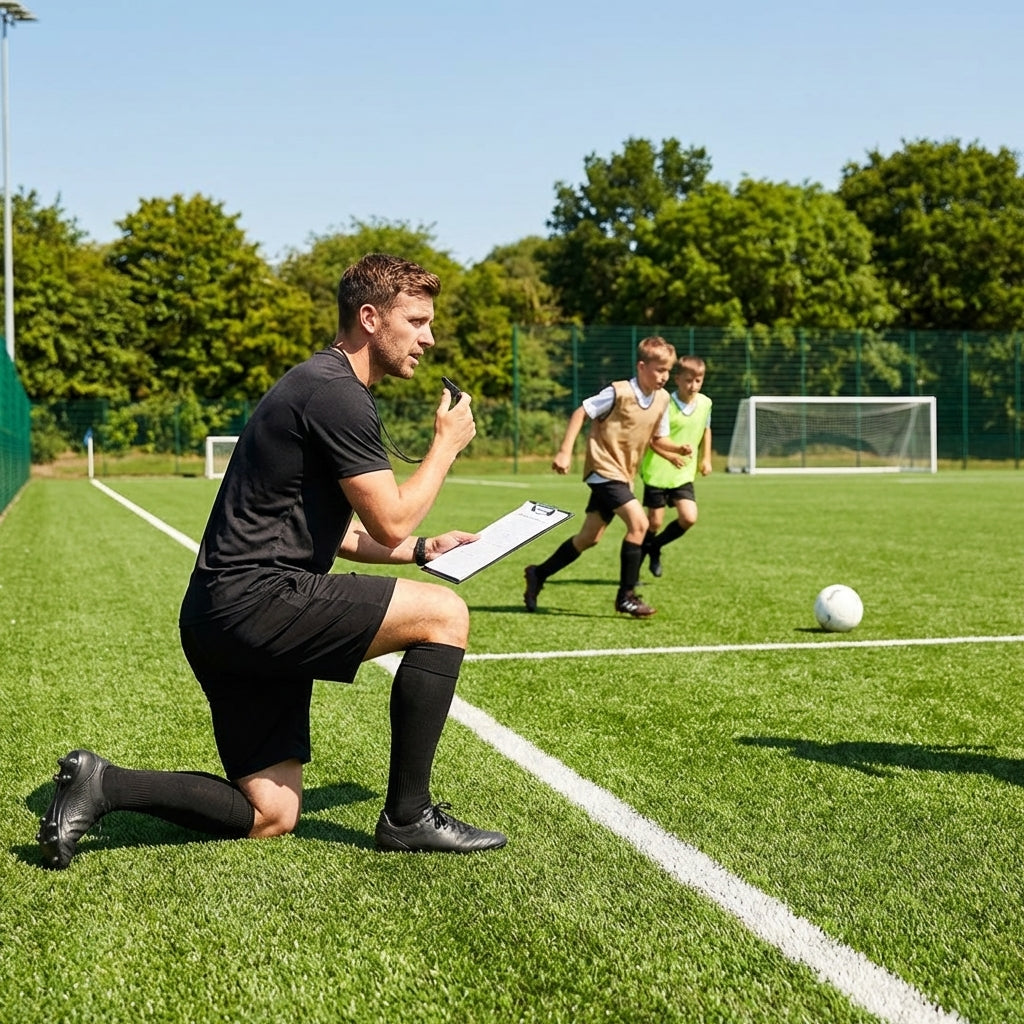 Artificial Grass Surrounds for Football Pitches, Green, Weather Resistant - product detail