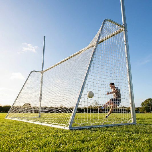 Steel Gaelic Football & Hurling Goal with 42mm Galvanised Frame - product detail