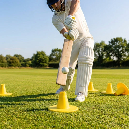 Cricket Batting Tee made of Soft PVC in Yellow for Indoor and Outdoor Use - product detail