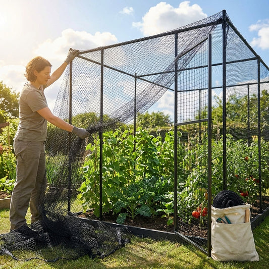 Fruit cage netting for garden protection in multiple sizes - product detail