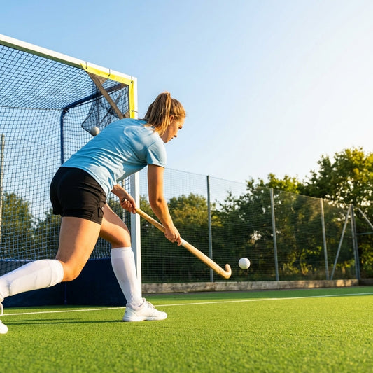 Hockey target net with durable mesh for training - product detail