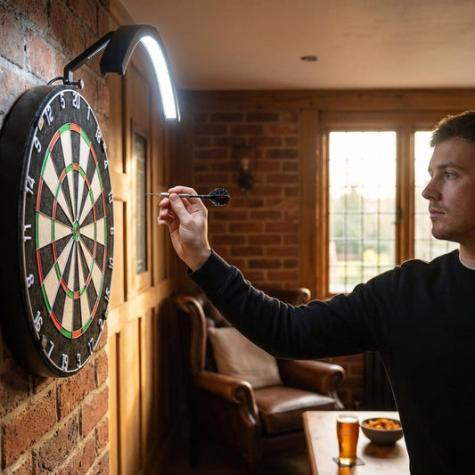 LED Dartboard Surround providing shadow-free lighting - product detail