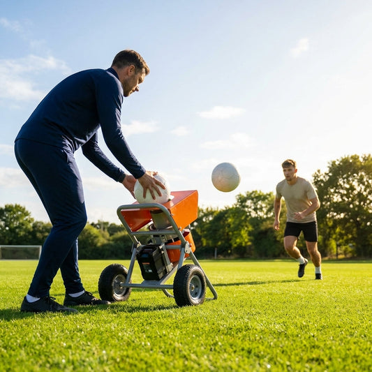 Football ball launcher for precise training sessions - product detail