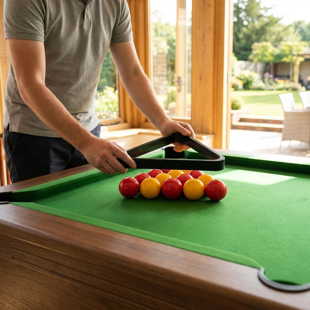 Pool Table Triangle for 2in Pool Balls made from durable polyethylene