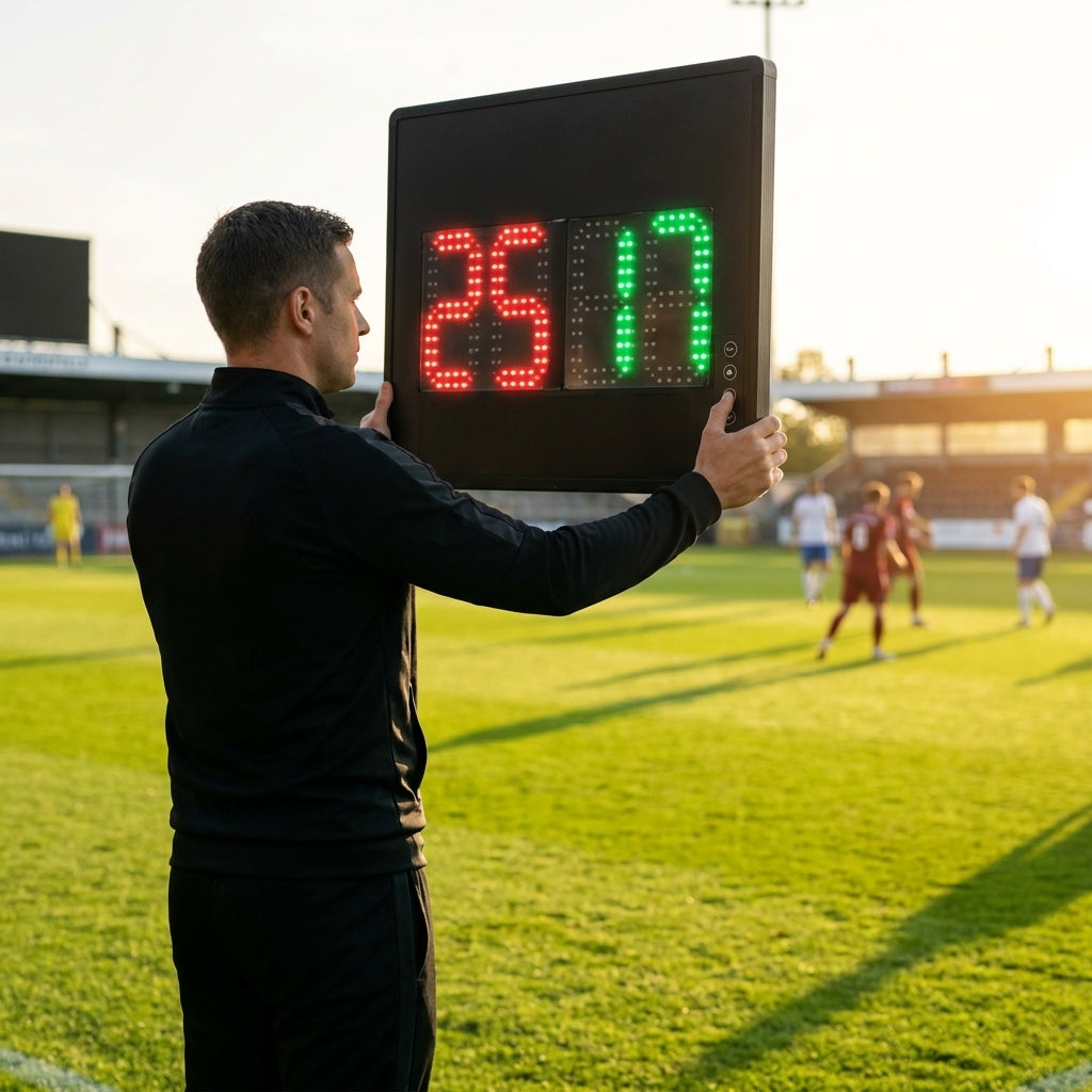 Electronic football substitutions board with Premier League specifications - product detail