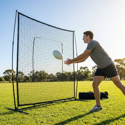 AFL Handpass Target Net with five target pockets for training - product detail