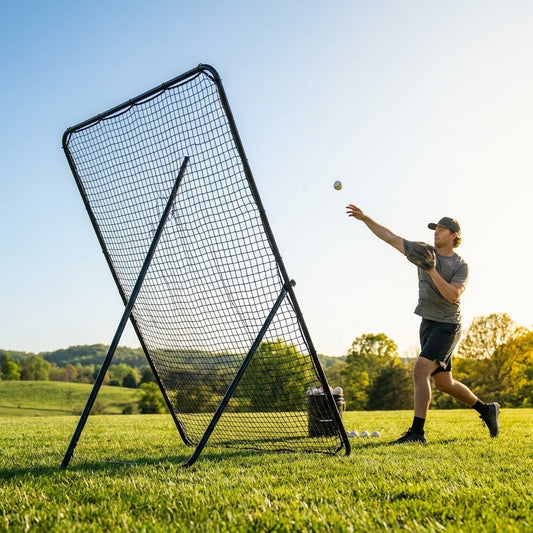 Jumbo Baseball Pitchback Net with Steel Frame - product detail