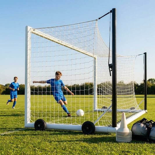 16x6ft aluminium football goal for youth matches - product detail