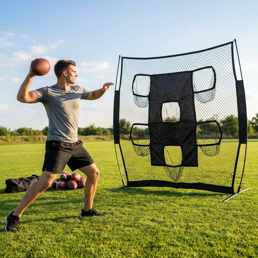 American Football Target Net for quarterback training - product detail