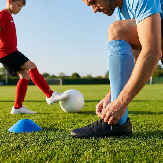 Football socks available in various sizes and vibrant colours - product detail