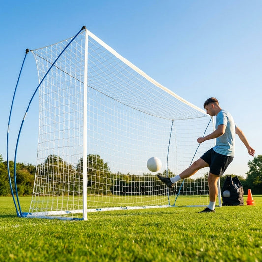 Beach football goal with fibreglass and steel frame for outdoor use - product detail