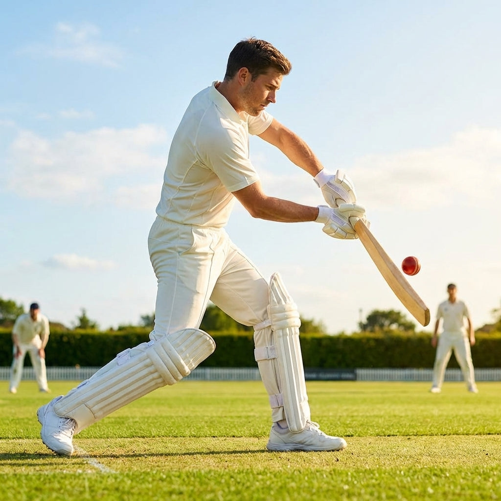 White cricket trousers made from breathable polyester - product detail