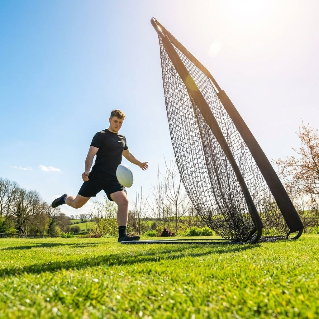 American Football Kicking Net with steel frame and twine net - product detail