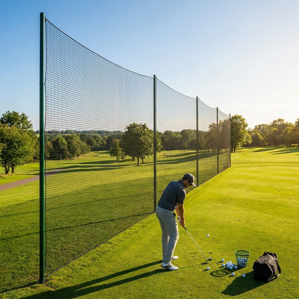 Ball Stop Net System with Aluminium Posts for Sports Venues