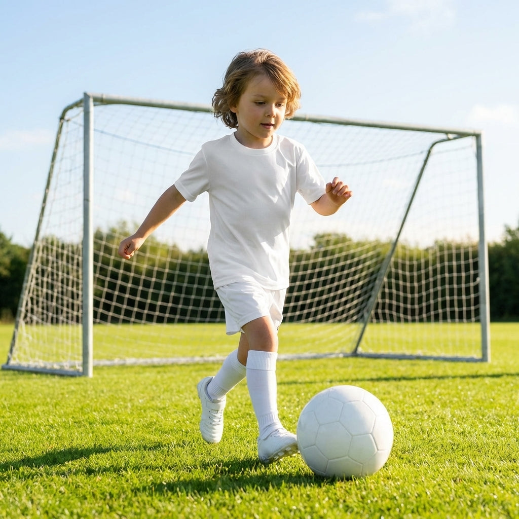 Kids' Football Shirts in various colours and sizes for youth sports
