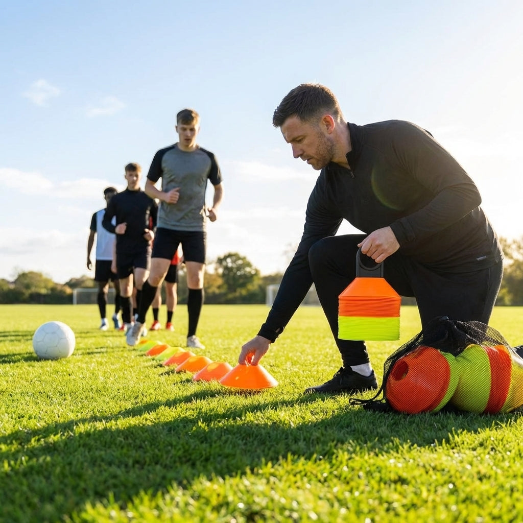 Mini Training Marker Cones for sports training in multiple colours
