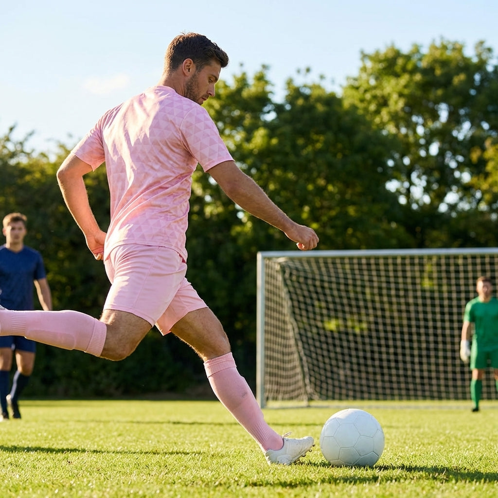 Men's football shirt in multiple colours, made from polyester for athletic use