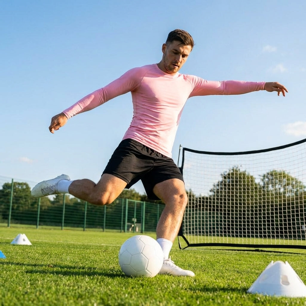 Men's long sleeve base layer in various colours for sports