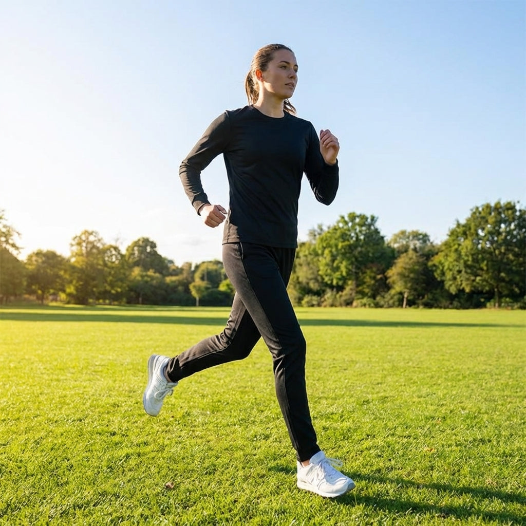 Women's Polyester Tracksuit Bottoms in Various Sizes for Sports and Leisure