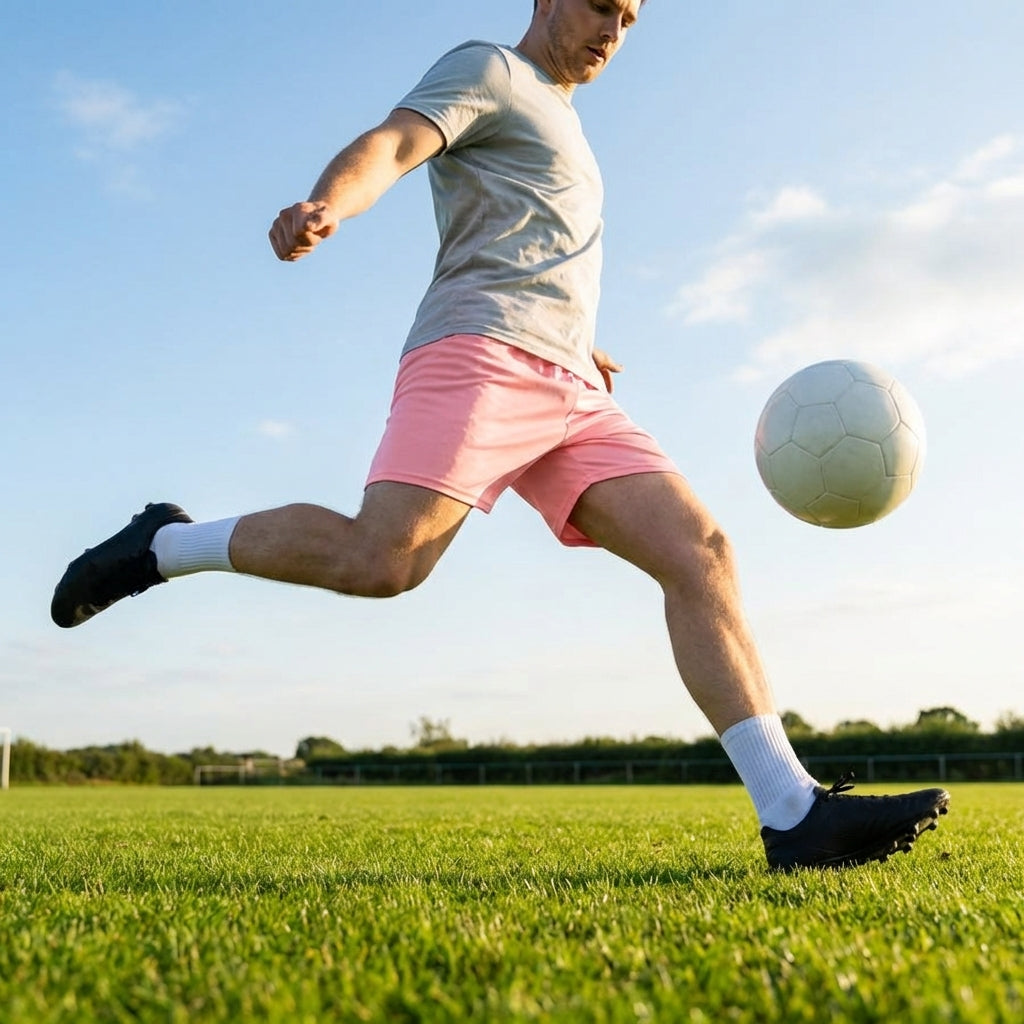Football shorts in various colours made from polyester, ideal for sports