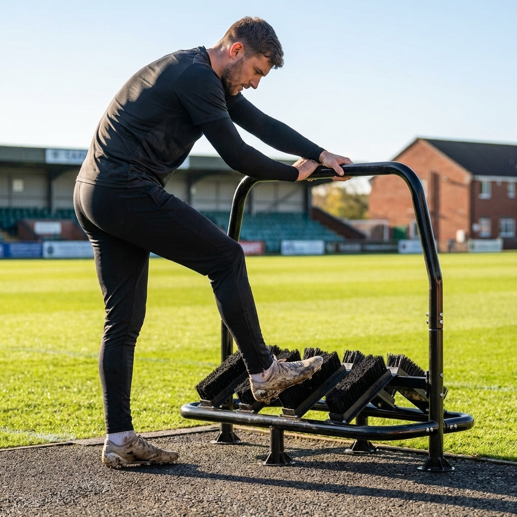 4-Person Boot Wiper and Scraper for Sports Facilities