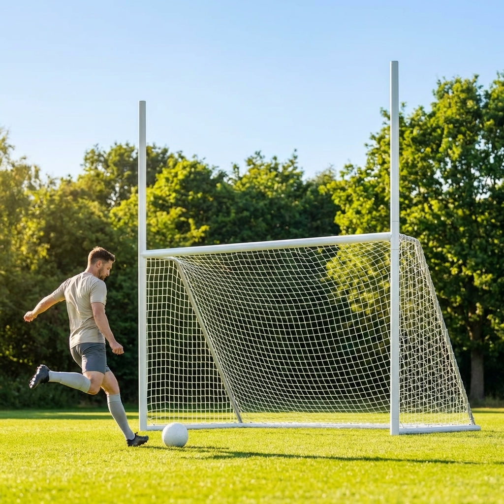 Aluminium football goal 8x5ft for junior sports