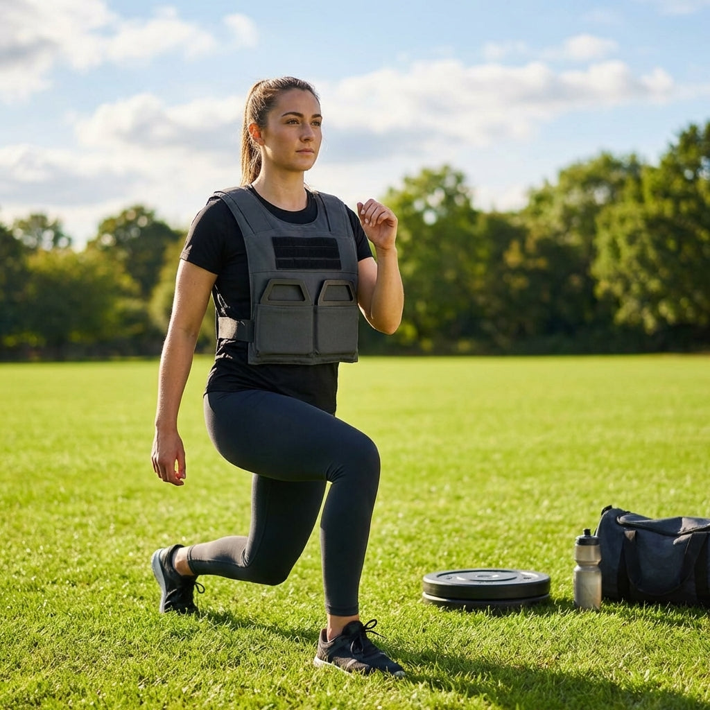 Steel weighted vest plates for fitness training