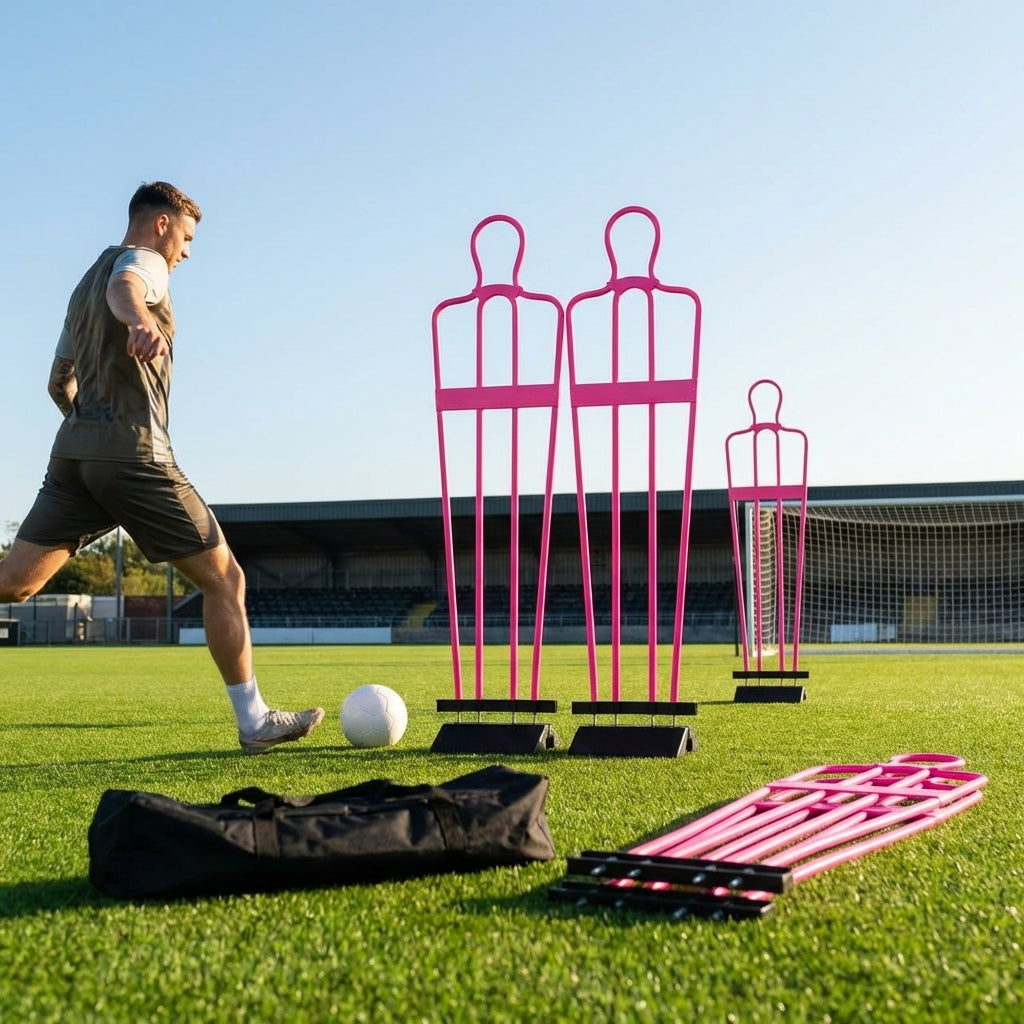 Football training mannequins made from shatterproof PVC, 6ft tall
