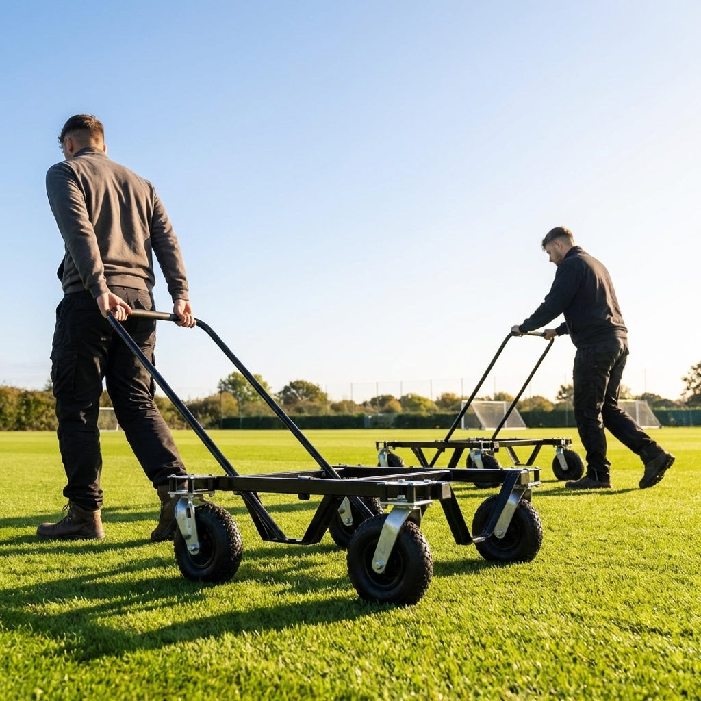 Steel Goal Trolley for sports equipment transport