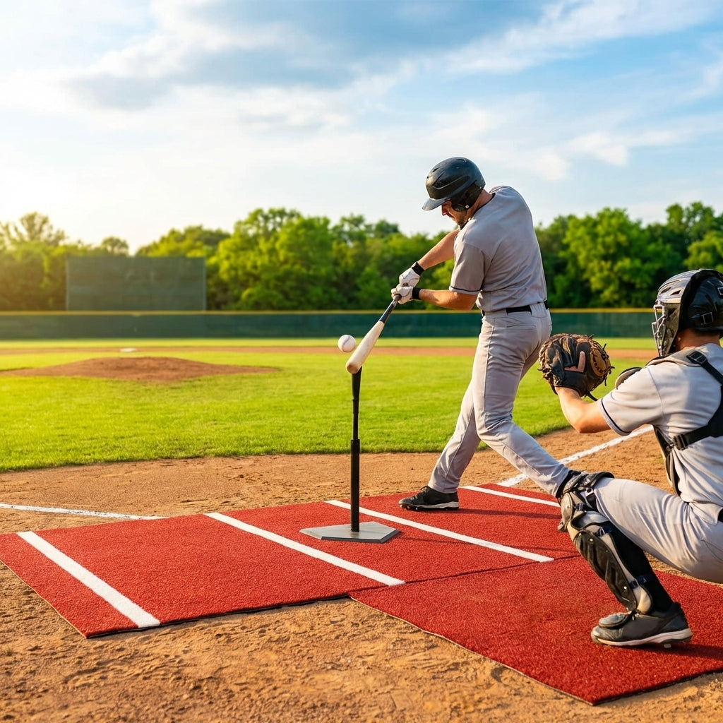Baseball Hitting Mat – 12ft x 6ft – Artificial Turf – Indoor/Outdoor Use