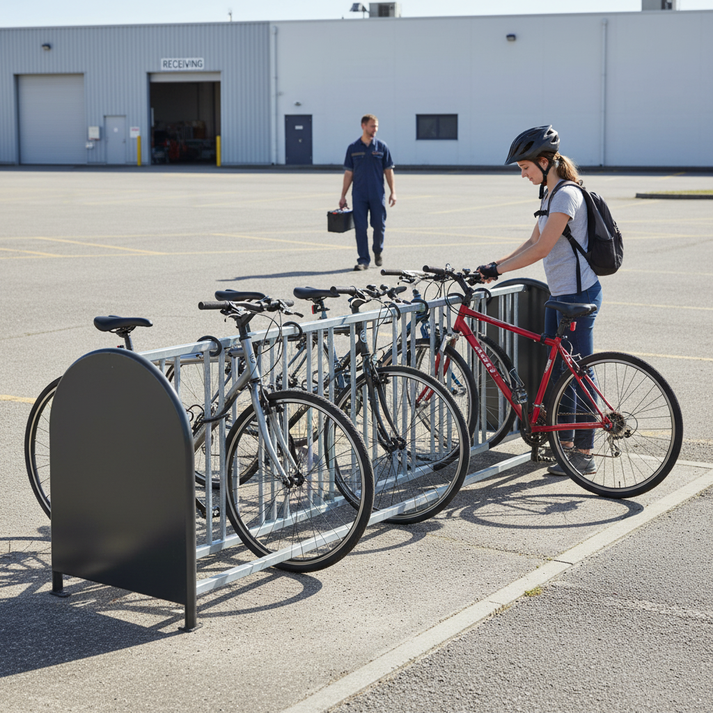 Premium 16 Space Heavy Duty Bike Rack - Galvanised Steel with Durable Finish for Outdoor Use | britanniasafety.uk