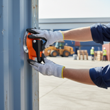 Premium Suction Pad Holder for Flexible Barrier System - Ideal for Glass and Smooth Surfaces - side view | britanniasafety.uk