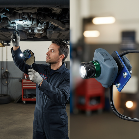 Premium Clip-On LED Light for Inspection Mirrors - Perfect for Low Light Conditions | britanniasafety.uk