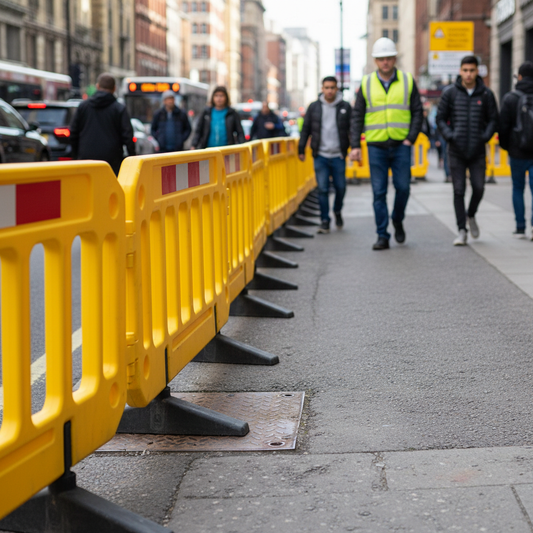 Premium Replacement Standard Barrier Foot for Long-Life Usage with Tough Recycled Rubber... - side view | britanniasafety.uk