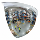 Premium Corner Mounted Surveillance Mirror with Two Directions for Enhanced Visibility and Safety | britanniasafety.uk