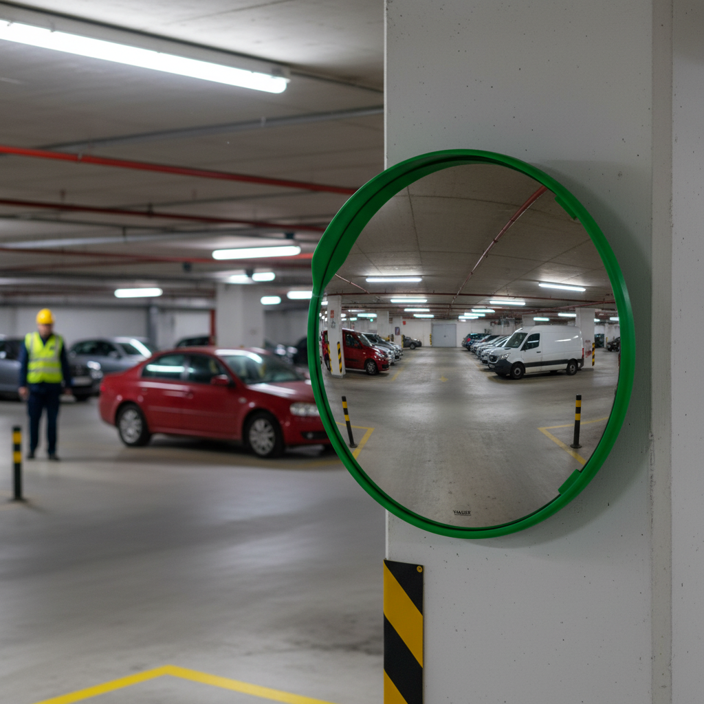 Premium Multi-Purpose Safety Mirror for Indoor and Outdoor Use - Durable Frame Options and Wide Viewing Angles | britanniasafety.uk