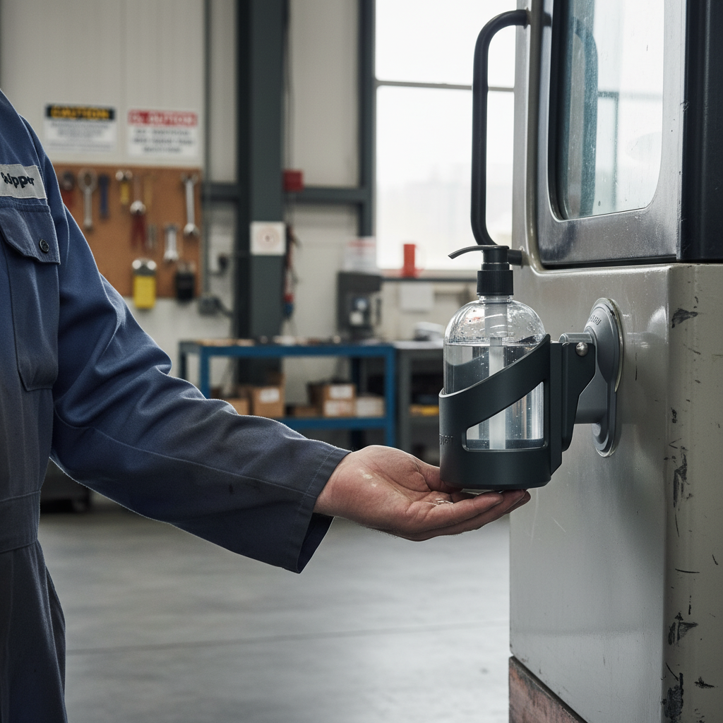 Premium Suction Pad Mounted Hand Sanitiser Kit with 450ml Gel for Easy Installation on Glass Surfaces | britanniasafety.uk