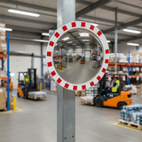 Premium Stainless Steel Traffic Mirror - Chemical Resistant and UV Impervious for Enhanced Visibility at... | britanniasafety.uk