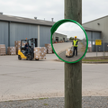 Premium Multi-Purpose Safety Mirror for Indoor and Outdoor Use - Durable Frame Options and Wide... - side view | britanniasafety.uk