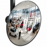 Premium Eco Security Mirror with Flexible Arm for Retail Environments - Durable Acrylic... - side view | britanniasafety.uk