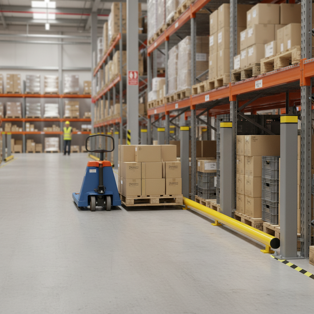 Premium Under-Run Protection Bar for Hybrid Flexible Barrier System - Durable Steel Construction for... | britanniasafety.uk