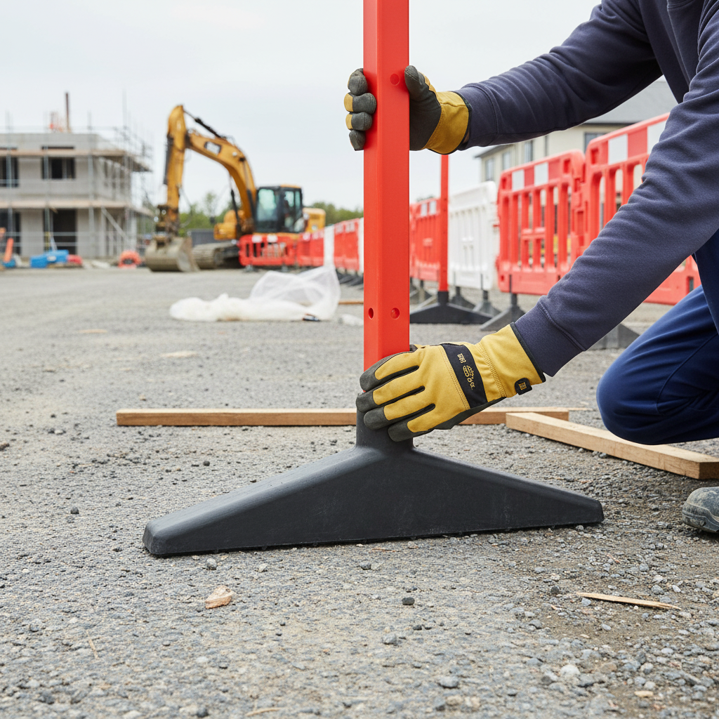 Premium Replacement Standard Barrier Foot for Long-Life Usage with Tough Recycled Rubber Polymer Construction | britanniasafety.uk