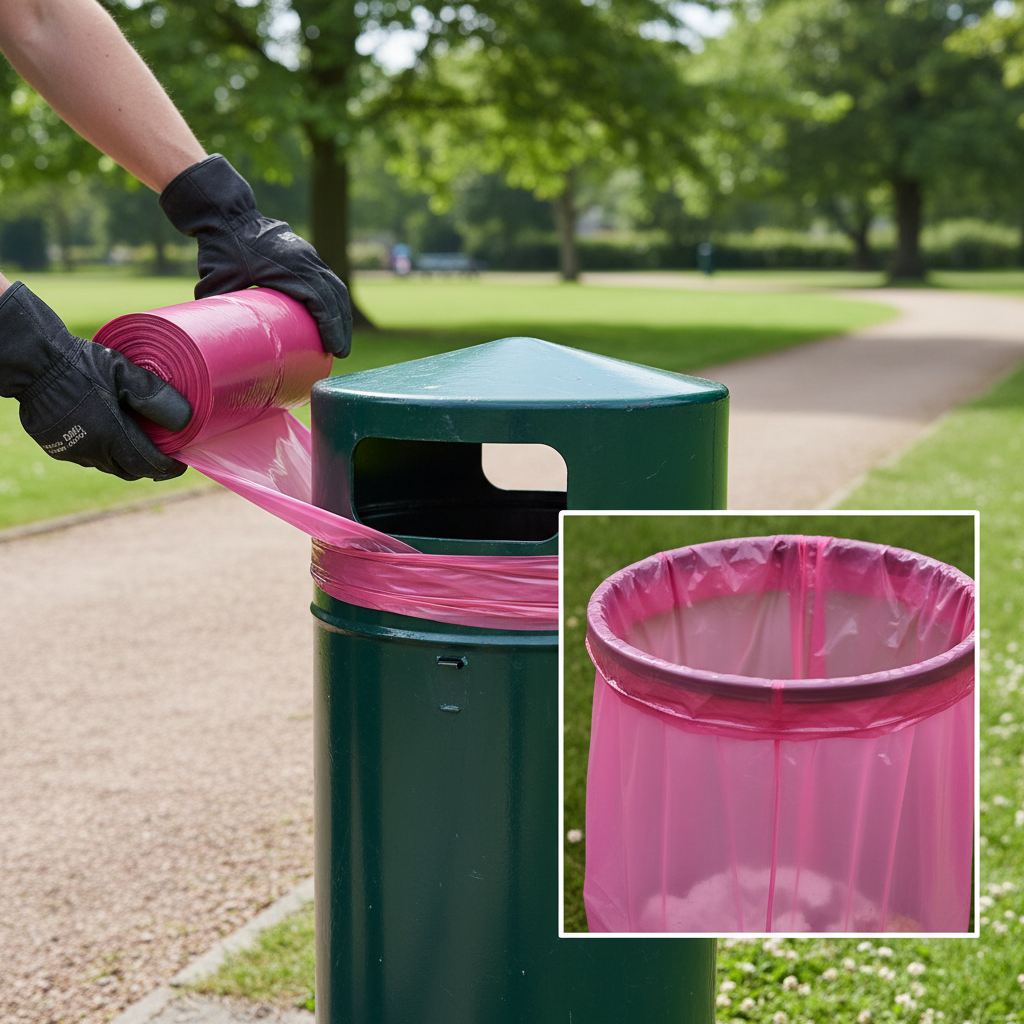 Premium Heavy Duty Odour Repellent Bin Bags for 40L Dog Waste - Pack of 100 - High-Quality Professional... | britanniasafety.uk